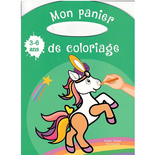 [CHR0824] LES LICORNES MON PANIER DE COLORIAGE