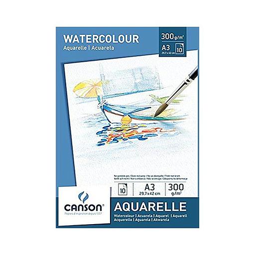 Bloc Dessin A3 Aquarelle 12F 300G