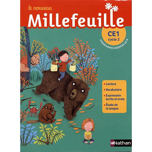 [NAT124953] Le nouveau Millefeuille CE1 - Manuel - éd 2019