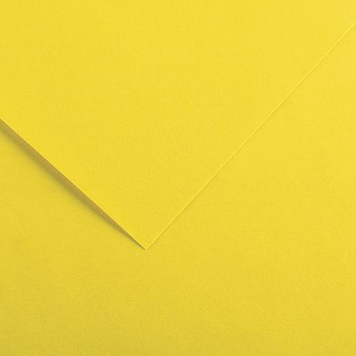 [04] Feuille Dessin 150G 50*65 - Jaune Canari