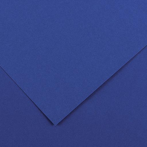 [23] Feuille Dessin 150G 50*65 - Bleu Roi