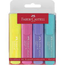 [154610] Pochette de 4 Fluorescent Couleur Pastel