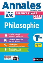 Philosophie Tle  - Sujets & corrigé