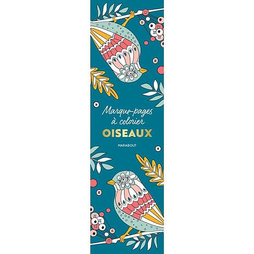 Oiseaux  - Marque-pages à colorier