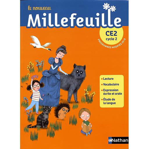 [NAT124956] Le nouveau Millefeuille CE2 Manuel - éd 2019
