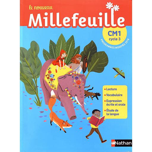 [NAT124959] Le nouveau Millefeuille CM1 Manuel - éd 2019