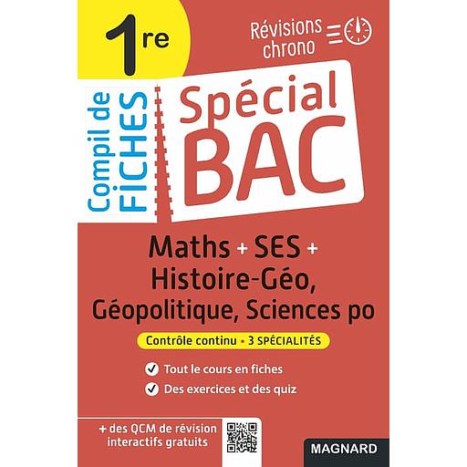 [MAG772779] SES + Maths + Histoire-Géo, Géopolitique, Sciences po 1re