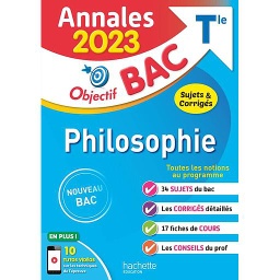 Philosophie Tle  - Sujets & corrigés