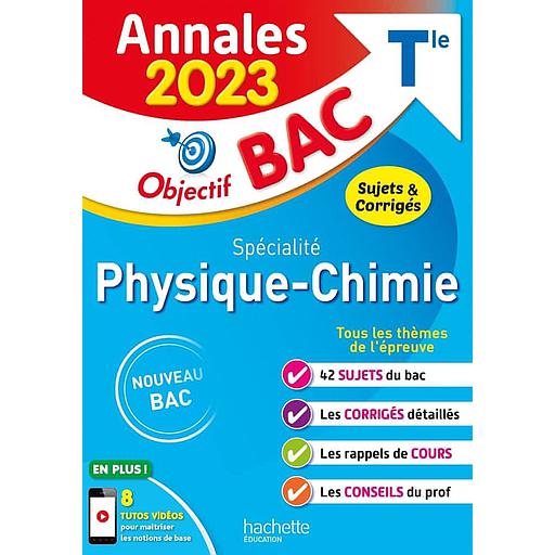 Spécialité Physique-chimie Tle  - Sujets & corrigés