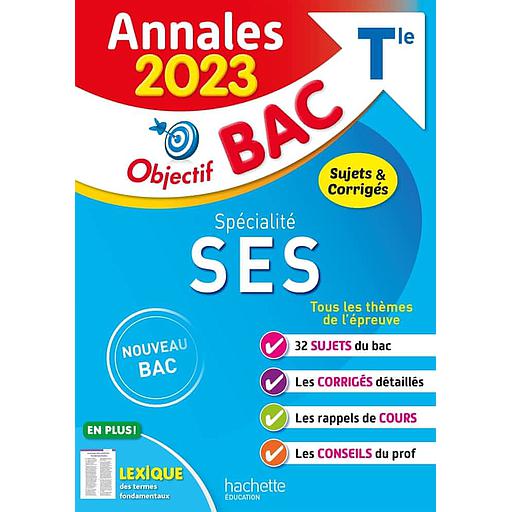 Spécialité SES Tle  - Sujets & corrigés