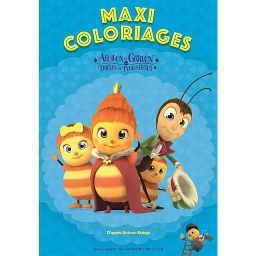 Maxi coloriages Apollon le Grillon et les drôles de petites bêtes