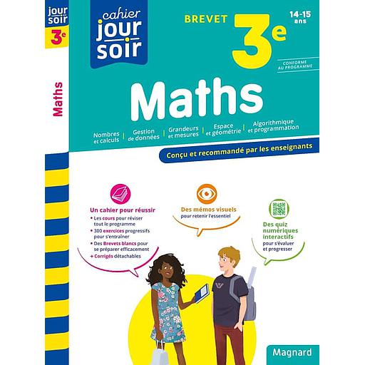 [MAG777323] Cahier du jour/cahier du soir Maths Brevet 3e