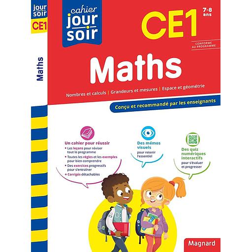 [MAG776975] Cahier du jour/Cahier du soir Maths CE1