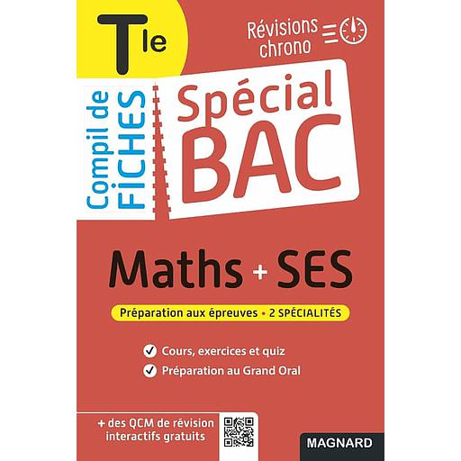 [MAG773714] Spécial Bac Compil de Fiches Maths-SES Tle Bac 2023