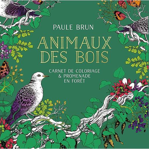 Animaux des bois  - Carnet de coloriage & promenade en forêt