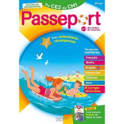 Passeport toutes les matières du CE2 au CM1