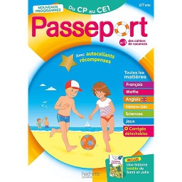 Passeport Du CP au CE1  - Avec une histoire inédite de Sami et Julie et des autocollants récompenses