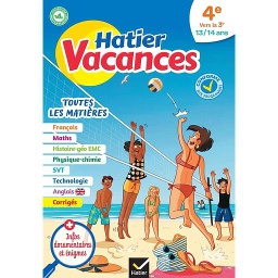 Hatier vacances de la 4e vers la 3e  - Toutes les matières