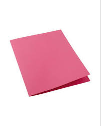 Chemise Cartonnée Rose 180G Paquet de 100
