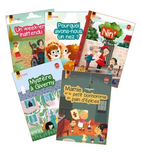 [RTZ564244] Lecture Piano CE1 - Pack de 5 Albums Série 1