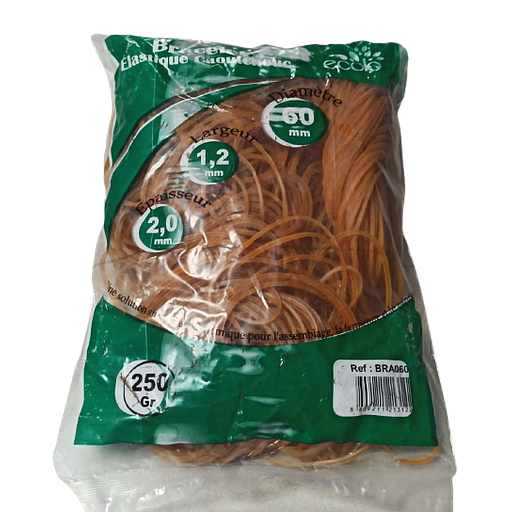 [6973834558068] Sachet de Elastique Diamètre 60 MM 250G