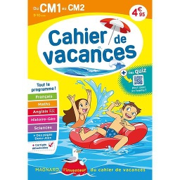 Cahier de vacances du CM1 au CM2