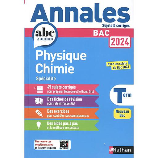 Physique-Chimie Spécialité Tle  - Sujets & corrigés