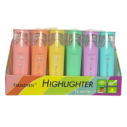 [2017A] Surligneur Couleur Pastel