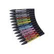 Set de 18 Marqueur Double Point pour Dessin