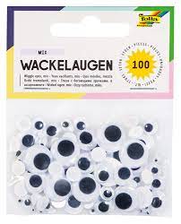 [7509] Pochette de 100 Yeux Mobiles 6 Tailles Assorties
