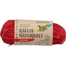 [90208] Raphia 50Grs Rouge