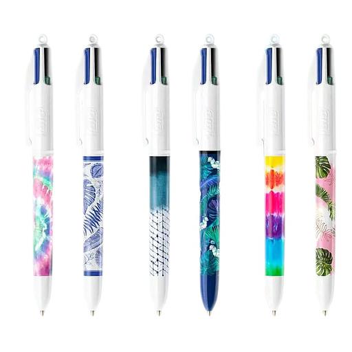 Stylo à Bille 4 Couleurs Grip Pro