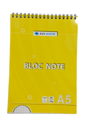 Bloc Note Spiral 96P 5*5 A5 70G
