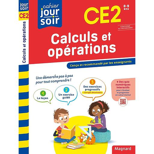 [MAG777149] Cahier du jour/cahier du soir Calculs et opérations CE2