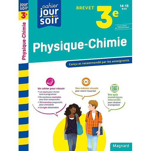 [MAG777439] Cahier du jour/cahier du soir Physique-Chimie Brevet 3e
