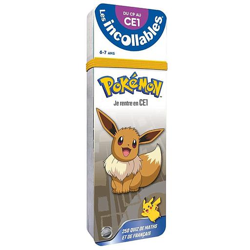 Pokémon Je rentre en CE1, Du CP au CE1, 6-7 ans - 250 quiz de maths et de français