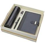 [736-25/10] Boite Cadeau 3PCS Note Book + Stylo + Bouteille Thermos