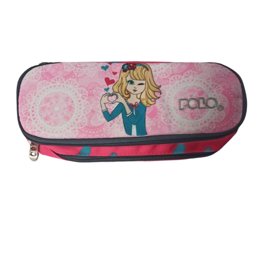 [73] Trousse Polo Oval 2 Compartiment Belike Noir 937-251