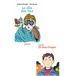 Pack Lecture suivie Nénuphar CM1(2 histoires: La villa d'en face, 35 kilos d'espoir)