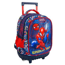 [508339] Cartable à Roulette 3 Compartiment Must Marvel Spider-Man