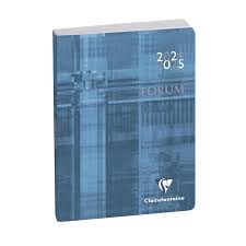 [184072E] Agenda scolaire journalier 2024/2025 Exacompta - Bleu - 12 x 17 cm - Forum Metric