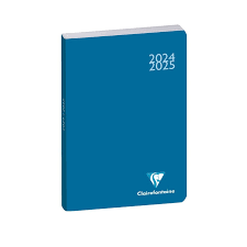 [154072E] Agenda scolaire journalier 2024/2025 Exacompta - Bleu - 10 x 15 cm - Forum Work & After Classic