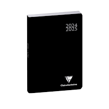 [154071E] Agenda scolaire journalier 2024/2025 Exacompta - Noir - 10 x 15 cm - Forum Work & After Classic