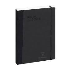 [184281E] Agenda scolaire journalier 2024/2025 Exacompta - Noir - 12 x 17 cm - Forum Age Bag