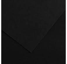 Papier Colorline 220g/m² grain fin 50 x 70cm - Noir