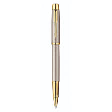 [856400] Stylo Roller Parker IM Métal Brossé GT - Parker