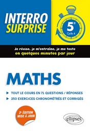 Maths 5e Cycle 4 - Tout le cours en 71 questions/réponses et 250 exercices chronométrés et corrigés