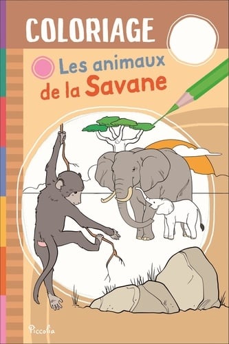 [PIC074378] Coloriage - Les animaux de la savane