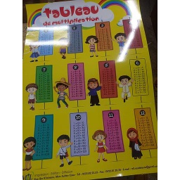 Poster Table de multiplication GF