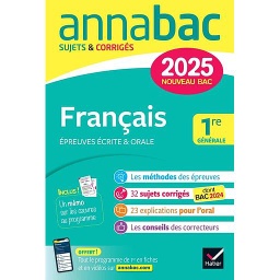 Français 1re générale - Sujets & Corrigés